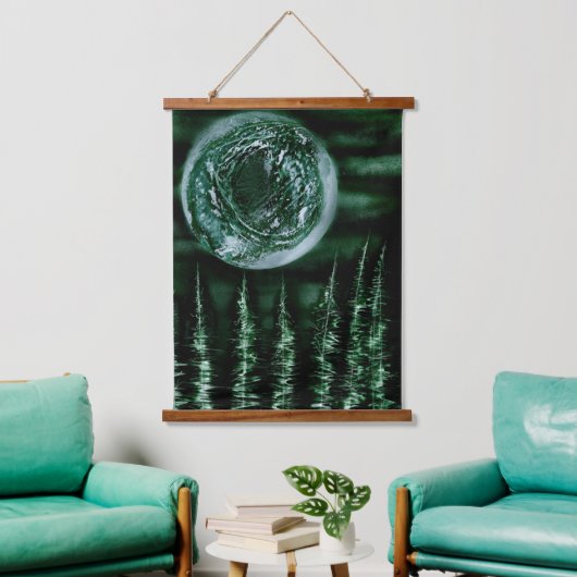 Bosmaan Hangend Wandkleed (Woonkamer)