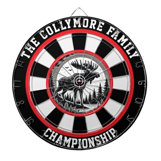 Bosmans met doelbedekking dartbord (Voorkant)