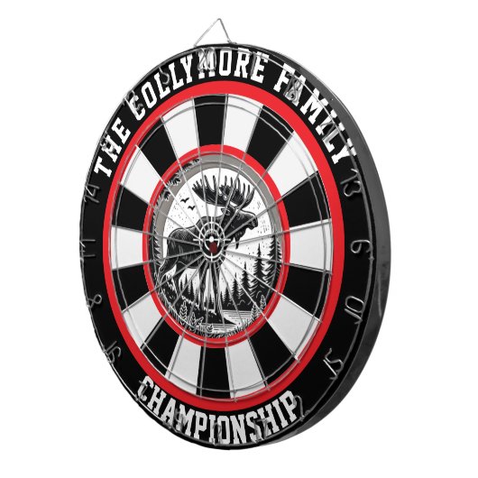 Bosmans met doelbedekking dartbord (Voorkant Rechts)