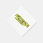 Bosmardag Houten Lettering Servet (Hoek)