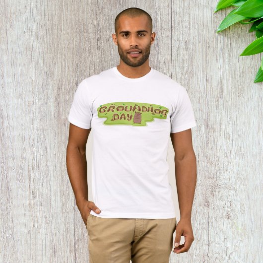 Bosmardag Houten Lettertype T-shirt