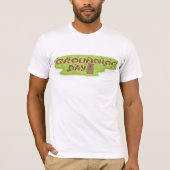 Bosmardag Houten Lettertype T-shirt (Voorkant)