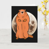 Bosmardag Volle maan bosmardier _2 Kaart (Gele Bloem)