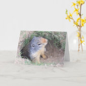 Bosmardakaart Kaart (Gele Bloem)