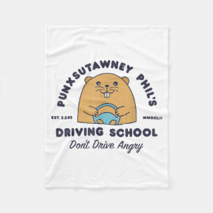 Bosmardrijfschool Funny Mannen Vrouwen Retro Staaf Fleece Deken