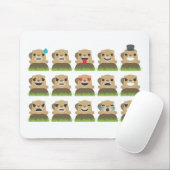bosmarmot emoji muismat (Met muis)