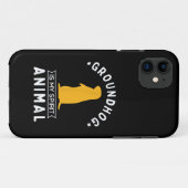 Bosmarmot is mijn spirituele dier Funny houtchuck Case-Mate iPhone Case (Achterkant (horizontaal))
