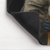 Bosmarmot Met Bierpul Muismat (Hoek)