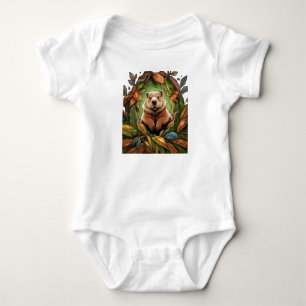 Bosmarmot met Mayflower Massachusetts Romper