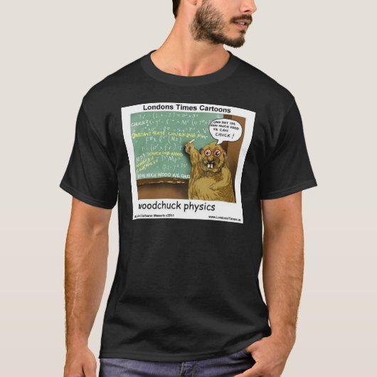 Bosmarmot Natuurkunde T-shirt (Voorkant)