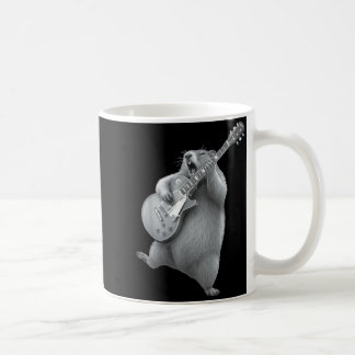 Bosmarmot speelt gitaar rock gelukkige Groundhog D Koffiemok