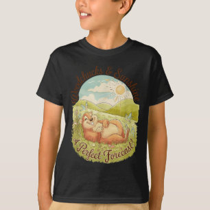 Bosmarmotten &amp; Zonneschijn Grappige Groundhog  T-shirt