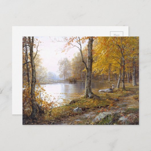 Bosmeer in Automn Briefkaart (Voorkant / Achterkant)