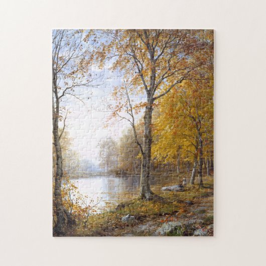 Bosmeer in Automn Legpuzzel (Verticaal)