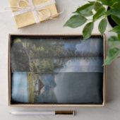 Bosmeer met huis en lucht tissuepapier (Geschenk)