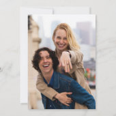 Bosmeer Wilde Bloemen Bloem Foto Bruiloft Save The Date (Achterkant)