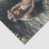 Bosmeisje door Stream Decoupage Tissuepapier (Detail)