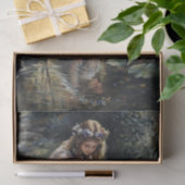Bosmeisje door Stream Decoupage Tissuepapier (Geschenk)