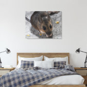 Bosmuis  canvas afdruk (Insitu (Slaapkamer))