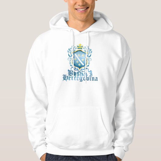 Bosna-wapenschild Hoodie (Voorkant)
