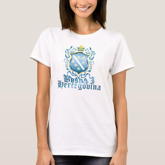 Bosna-wapenschild T-shirt (Voorkant)