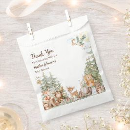 bosneutraal Baby shower Bedankzakje