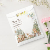 bosneutraal Baby shower Bedankzakje (Gezegeld)