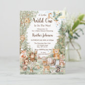 bosneutraal Baby shower Kaart (Staand voorkant)