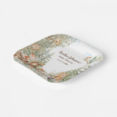 bosneutraal Baby shower Papieren Bordje (Gebogen)