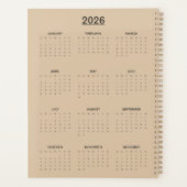 Bosnia and Herzegovina by Alphonse Mucha (1900) Planner (Achterkant)