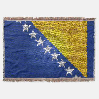 Bosnia and Herzegovina Flag Cozy Patriotic Design Deken