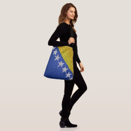 Bosnia and Herzegovina Flag Crossbody Tas