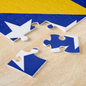 Bosnia and Herzegovina Flag Legpuzzel (Zijkant)