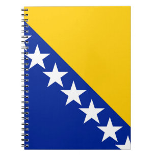 Bosnia and Herzegovina Flag Notitieboek