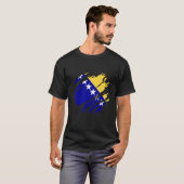 Bosnia Bosnian flag T-shirt (Voorkant volledig)