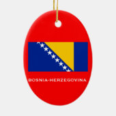 BOSNIA*- Keramisch kerstversiering Keramisch Ornament (Achterkant)