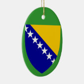 BOSNIA*- Keramisch kerstversiering Ornament (Rechts)