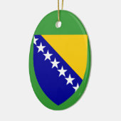 BOSNIA*- Keramisch kerstversiering Ornament (Links)