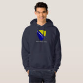 Bosnian Emblem Hoodie (Voorkant volledig)