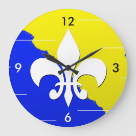 Bosnian Lilly Clock (Ljiljan) Grote Klok