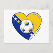 Bosnian Soccer National Team Fútbol BOSNIA" 2014 Briefkaart (Voorkant)