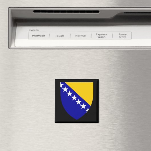 bosnië embleem magneet (Insitu (Vaatwasser))