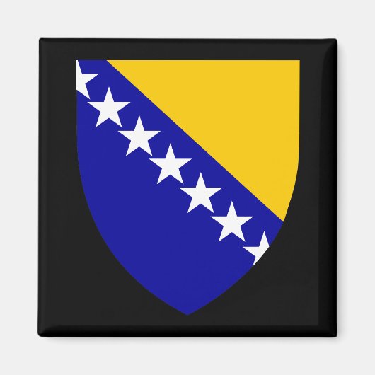 bosnië embleem magneet (Voorkant)