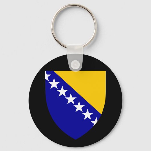 bosnië embleem sleutelhanger (Voorkant)