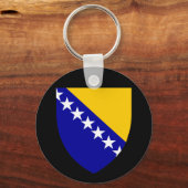 bosnië embleem sleutelhanger (Voorkant)