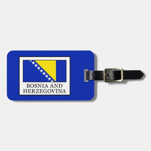 Bosnië en Herzegovina Bagagelabel (Voorkant horizontaal)