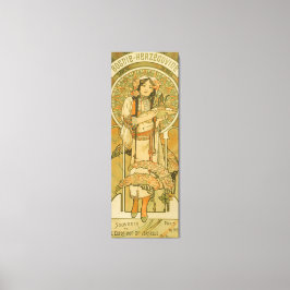 Bosnië en Herzegovina door Alphonse Mucha 1900 Canvas Afdruk