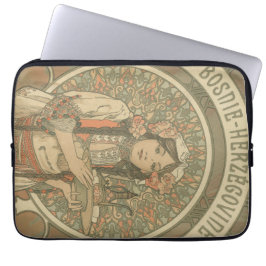 Bosnië en Herzegovina door Alphonse Mucha (1900) Laptop Sleeve