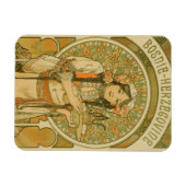 Bosnië en Herzegovina door Alphonse Mucha (1900) Magneet (Horizontaal)
