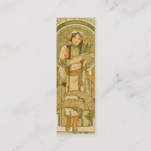 Bosnië en Herzegovina door Alphonse Mucha (1900) Mini Visitekaartje